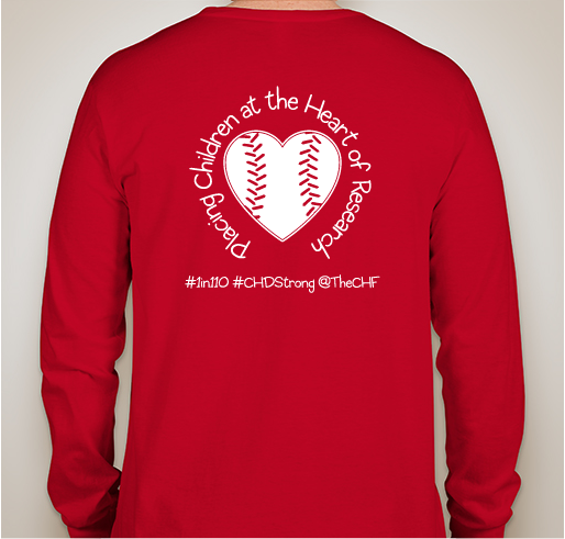 The Children's Heart Foundation - a Night at Fenway Park 2019 Fundraiser - unisex shirt design - back