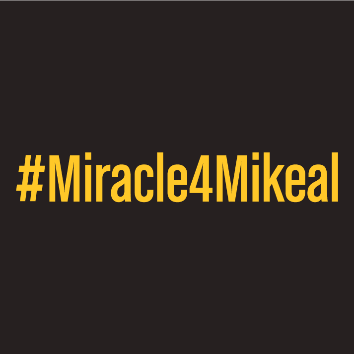 Miracle4Mikeal shirt design - zoomed