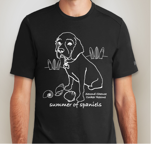 SCCR Summer of Spaniels 2019 Fundraiser - unisex shirt design - front