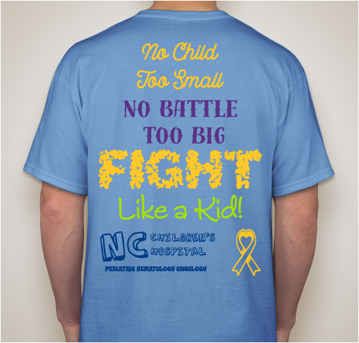 10th Annual Pedal for Peds for Pediatric Hematology Oncology at NC Children's Hospital Fundraiser - unisex shirt design - back