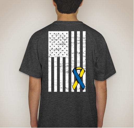 Down syndrome walk fundraiser Fundraiser - unisex shirt design - back