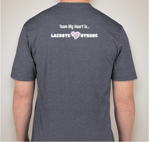 LaCoste Strong Fundraiser - unisex shirt design - back