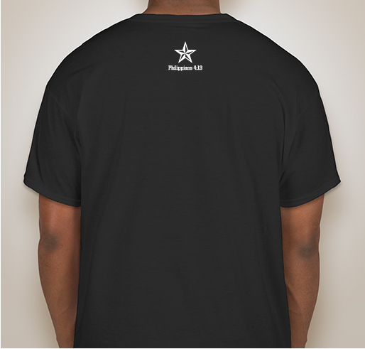#salutethefight Fundraiser - unisex shirt design - back
