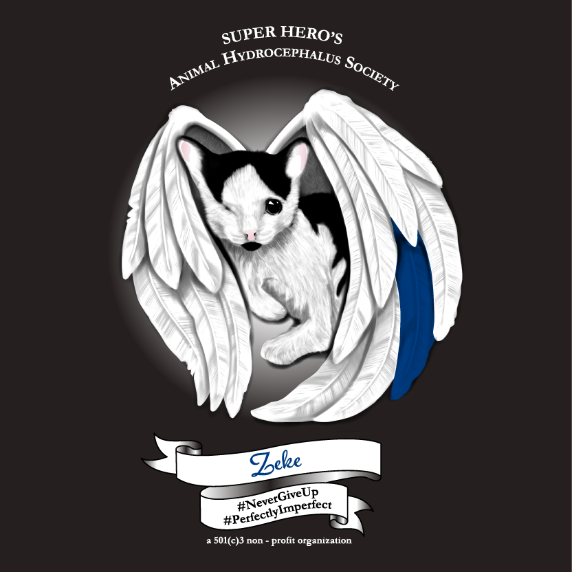 SHAHS - Super Hero's Animal Hydrocephalus Society Annual T-shirt Fundraiser shirt design - zoomed