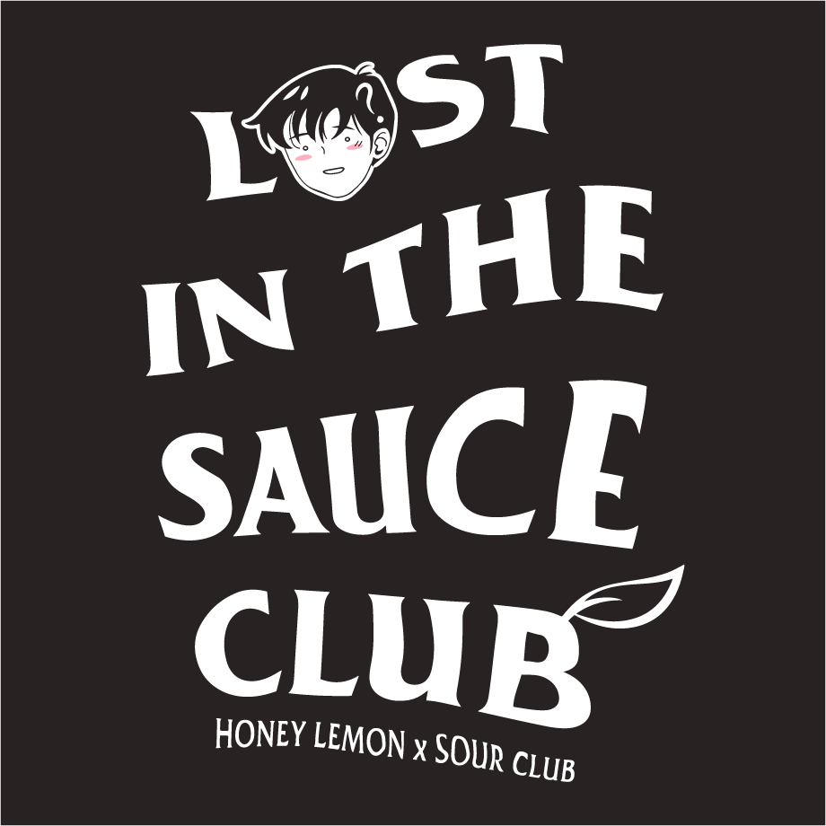 LOST IN THE SAUCE CLUB shirt design - zoomed