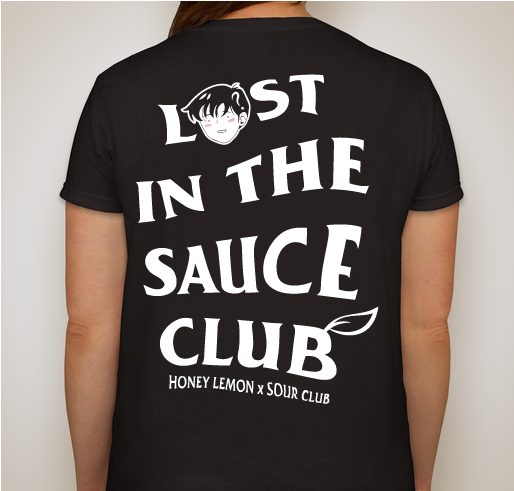 LOST IN THE SAUCE CLUB Fundraiser - unisex shirt design - back