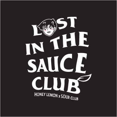 LOST IN THE SAUCE CLUB shirt design - zoomed