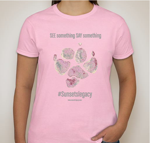 Sunset´s Legacy Women Fundraiser - unisex shirt design - front