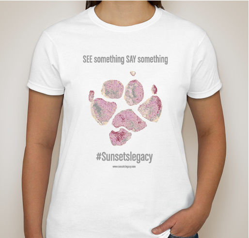 Sunset´s Legacy Women Fundraiser - unisex shirt design - front