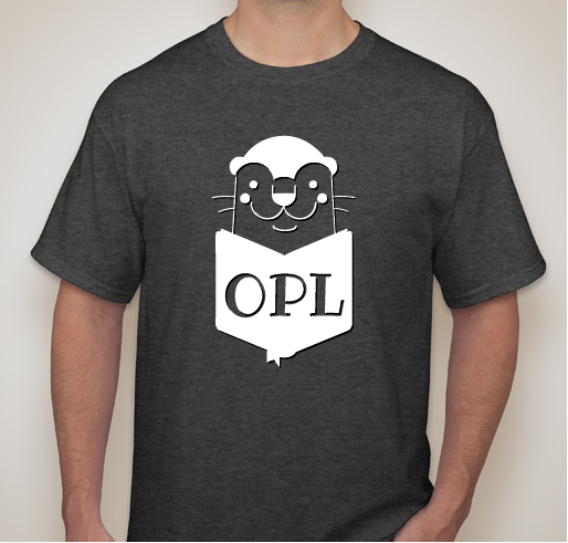 Otterbein Public Library Fundraiser - unisex shirt design - front