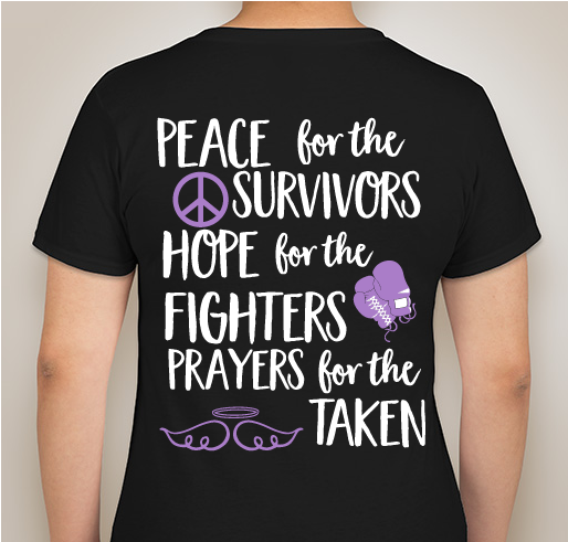 B. M. Williams Relay for Life Fundraiser - unisex shirt design - back