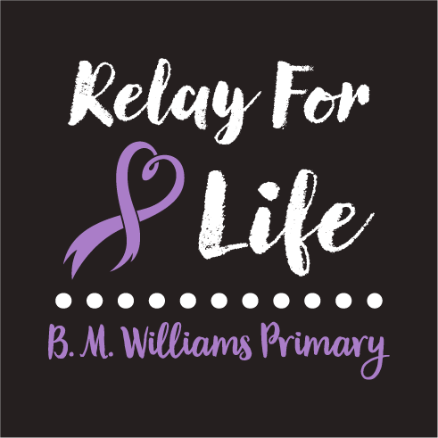 B. M. Williams Relay for Life shirt design - zoomed