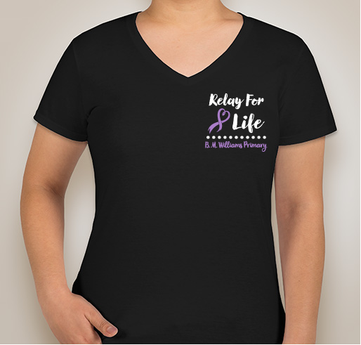 B. M. Williams Relay for Life Fundraiser - unisex shirt design - front