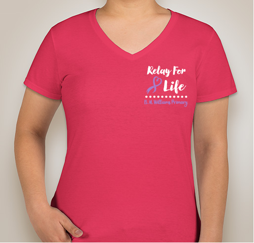 B. M. Williams Relay for Life Fundraiser - unisex shirt design - front