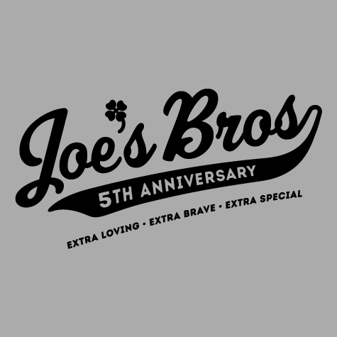 Joe's Bros 5th Anniversary Buddy Walk shirt design - zoomed