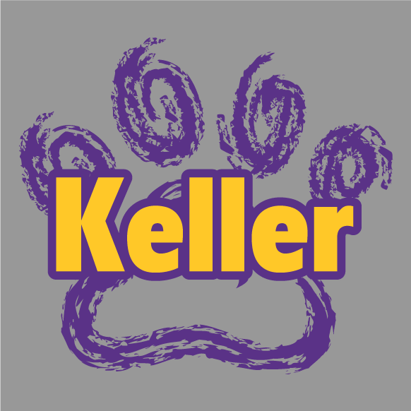Keller Paw Print T-Shirt Sale shirt design - zoomed