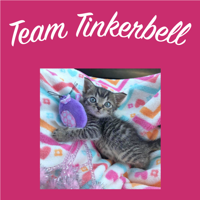Team Tinkerbell shirt design - zoomed