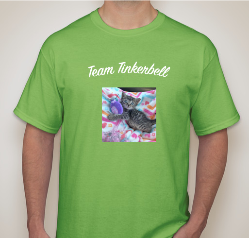 Team Tinkerbell Fundraiser - unisex shirt design - front