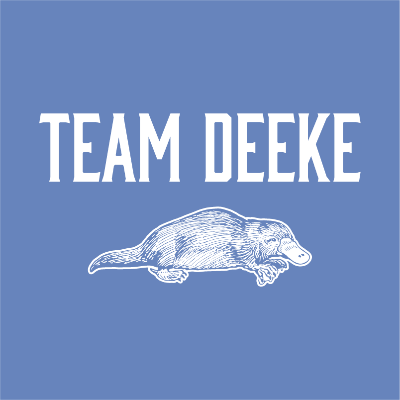 Team Deeke - Support for Greg shirt design - zoomed