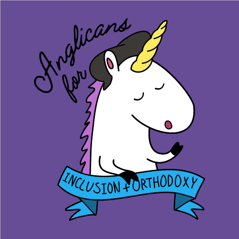Anglicans for Inclusion + Orthodoxy shirt design - zoomed