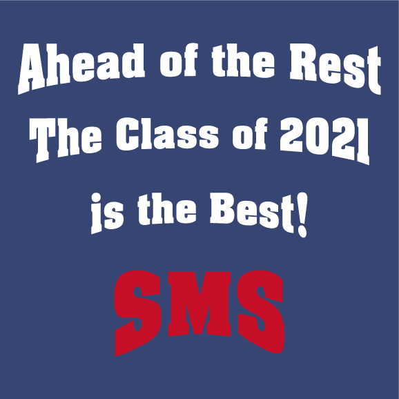 Secaucus Middle School Class of 2021 Summer/Fall Fundraiser shirt design - zoomed