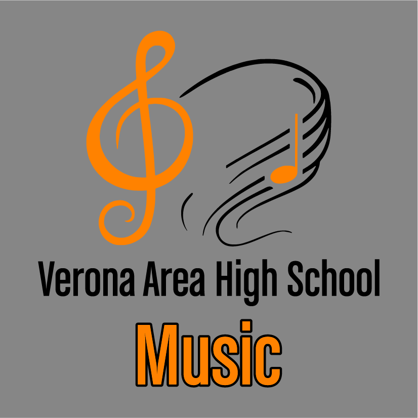 Verona Area High School Music shirt design - zoomed