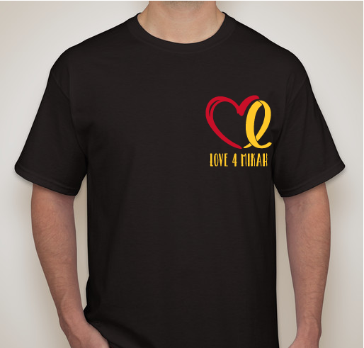 Thank you for supporting Team Love 4 Mikah Fundraiser - unisex shirt design - front
