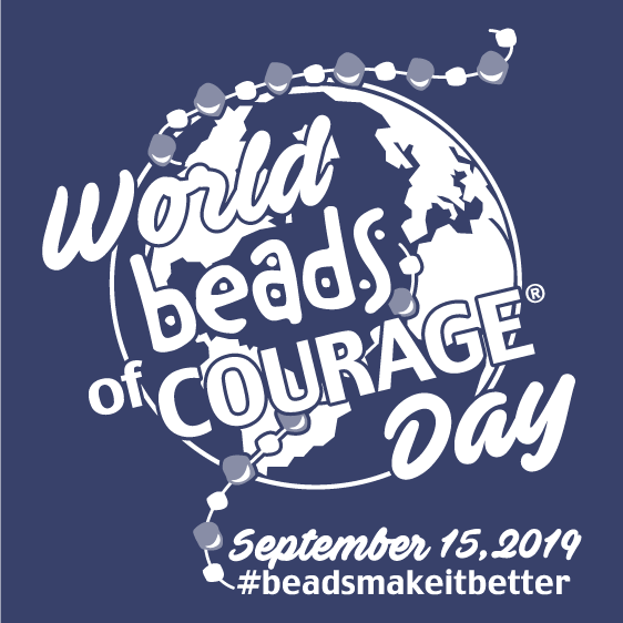 World Beads of Courage Day shirt design - zoomed