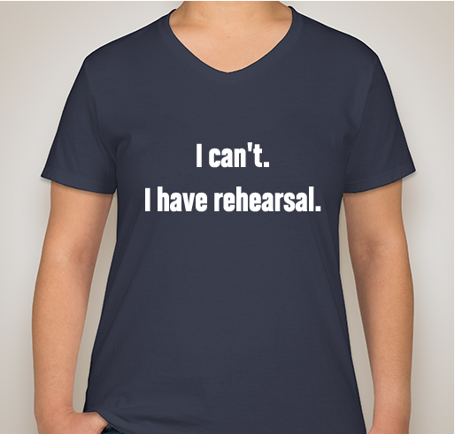 Heritage Players Theatre Nerd T Shirts 3 Fundraiser - unisex shirt design - front