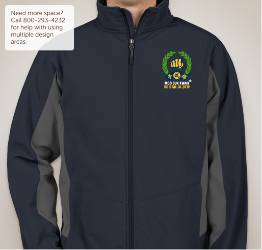 2019 Guys & Ladies Port Authority Color Block Jackets Embroidered With Moo Duk Kwan® Ko Dan Ja Fundraiser - unisex shirt design - front