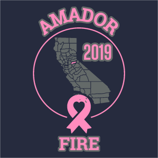 2019 Amador Fire Breast Cancer Awareness Fundraiser shirt design - zoomed