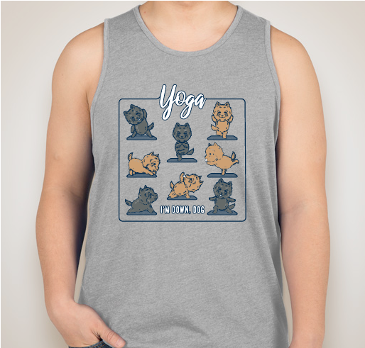 Cairn Terrier Yoga Apparel! Fundraiser - unisex shirt design - front