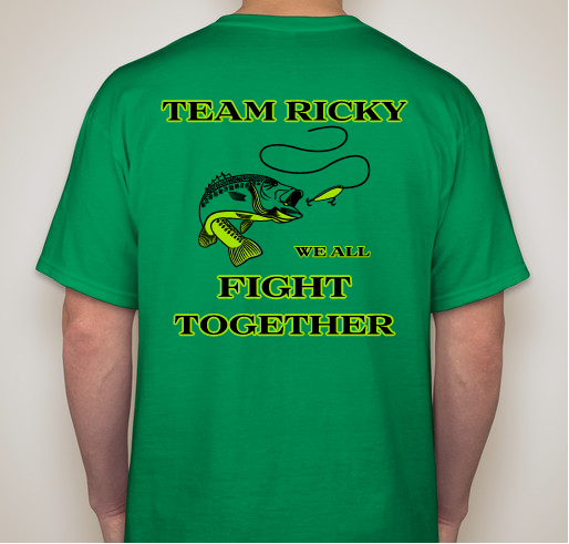 RICKY'S FIGHT Fundraiser - unisex shirt design - back