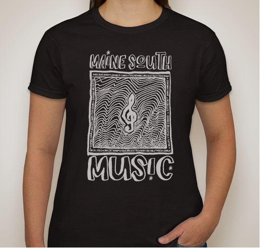 Maine South Music Fundraiser - unisex shirt design - front