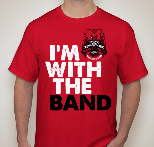I'm With the Band Fundraiser - unisex shirt design - front