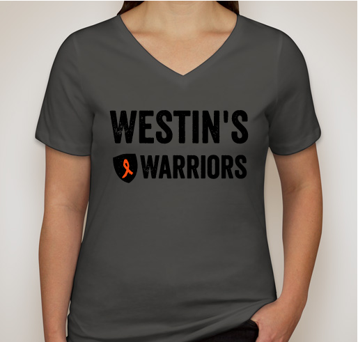 Westin's Warriors Fundraiser - unisex shirt design - front