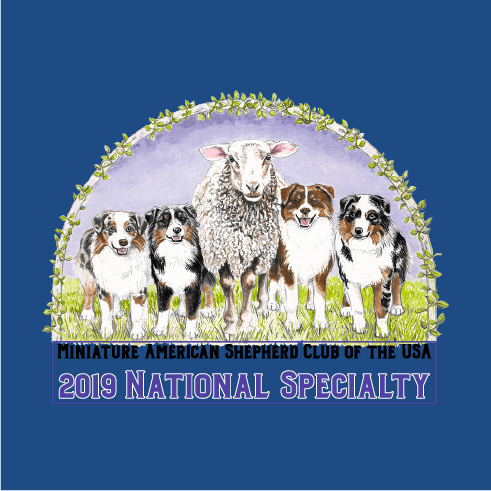 2019 National Specialty shirt design - zoomed