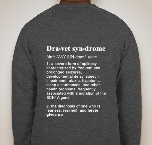 Dravet Awareness 2019 Fundraiser - unisex shirt design - back