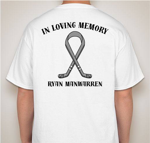 Ryan Manwarren Memorial Shirts Fundraiser - unisex shirt design - back
