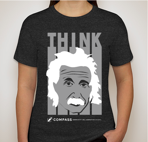 "THINK" CORE COMPETENCY T-SHIRT FLASH SALE Fundraiser - unisex shirt design - front