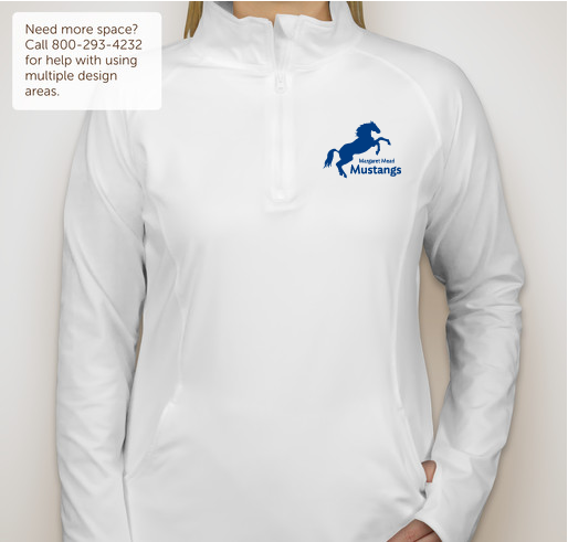 Adult & Staff 1/4-Zip Shirts Fundraiser - unisex shirt design - front