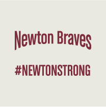 Newton Braves High School girls tennis team shirt design - zoomed