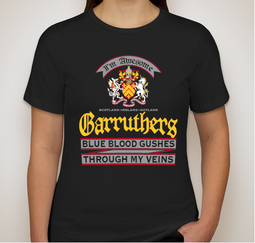Carruthers Clan Coat of Arms T Shirts Fundraiser - unisex shirt design - front