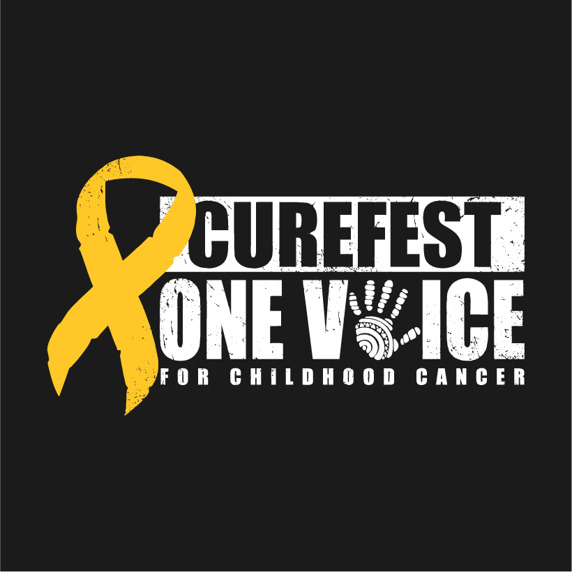 2019 CureFest for Childhood Cancer t-shirt shirt design - zoomed