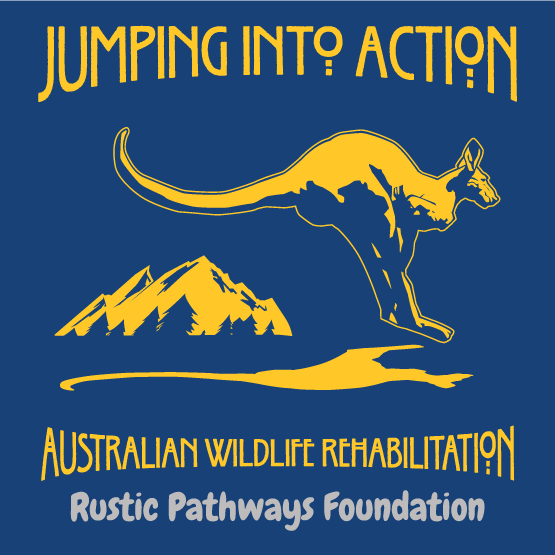 Australian Wildlife Rehabilitation; The Rustic Pathways Foundation shirt design - zoomed
