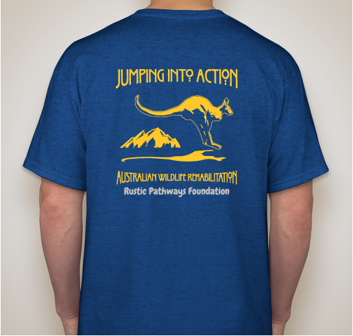 Australian Wildlife Rehabilitation; The Rustic Pathways Foundation Fundraiser - unisex shirt design - back