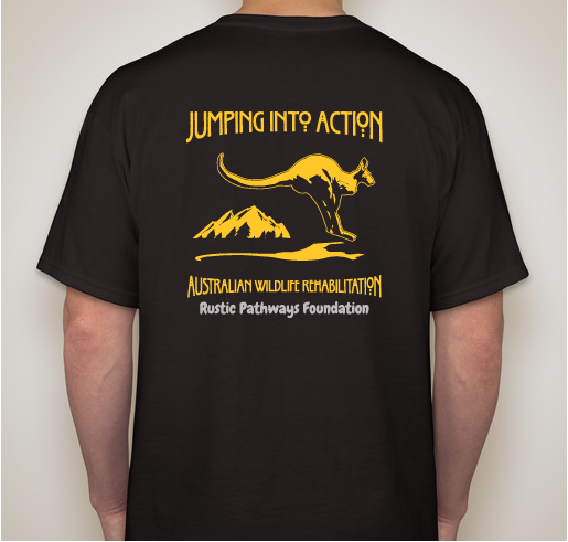 Australian Wildlife Rehabilitation; The Rustic Pathways Foundation Fundraiser - unisex shirt design - back