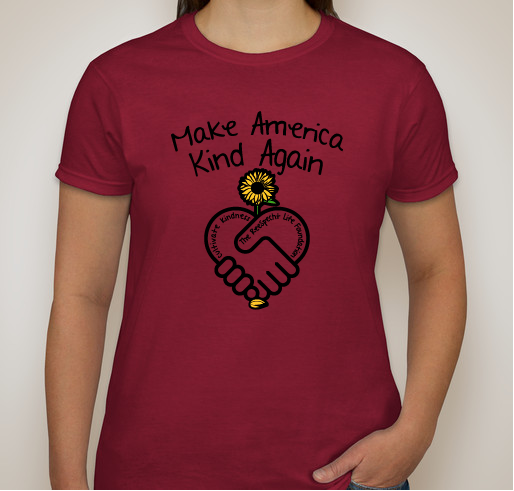 ReesSpecht Life's Cultivate Kindness campaign to spread the seeds of kindness. Fundraiser - unisex shirt design - front