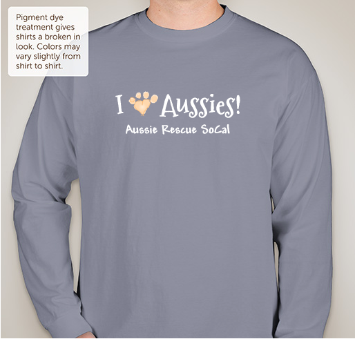 T-shirt Fundraiser for Aussie Rescue SoCal! Fundraiser - unisex shirt design - front