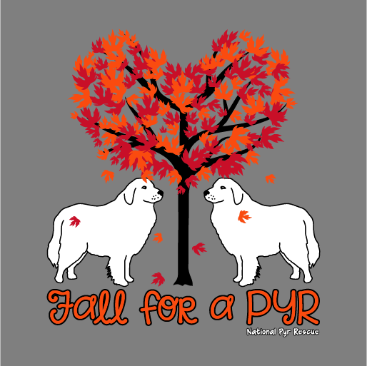 NGPR Fall For A Pyr Fundraiser shirt design - zoomed